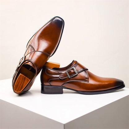Herrarnas Monk Strap Kängor - Klassisk Stil för Formella Evenemang