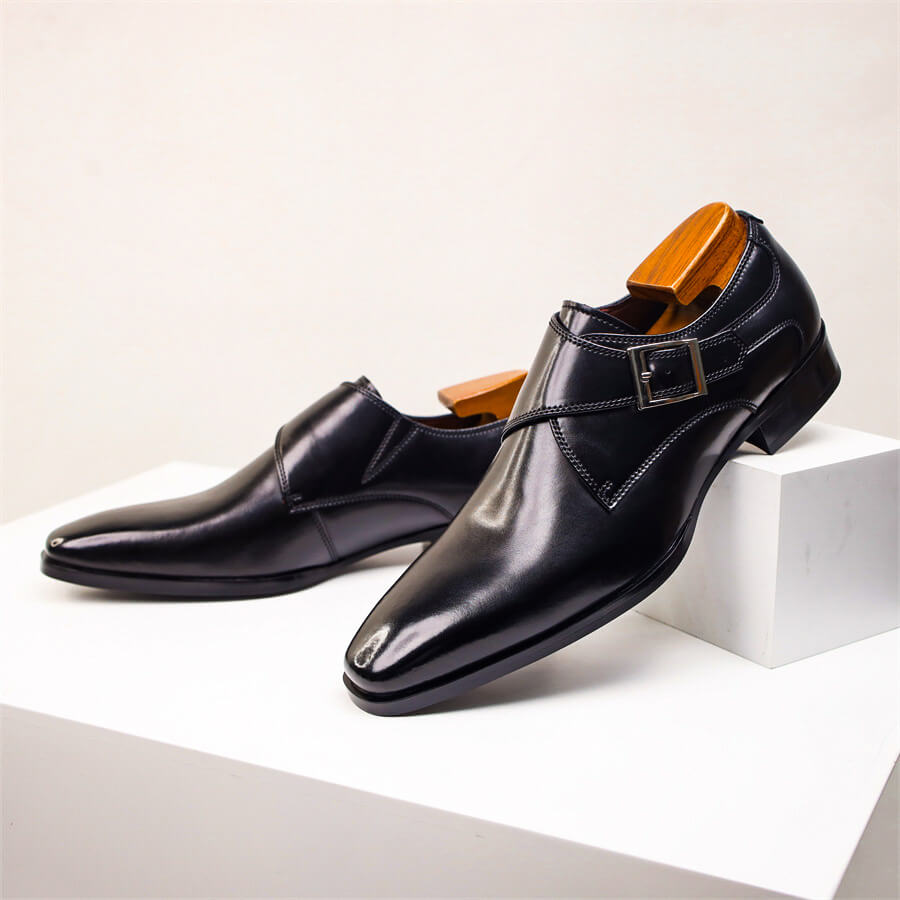Herrarnas Monk Strap Kängor - Klassisk Stil för Formella Evenemang