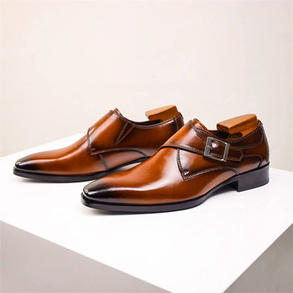 Herrarnas Monk Strap Kängor - Klassisk Stil för Formella Evenemang