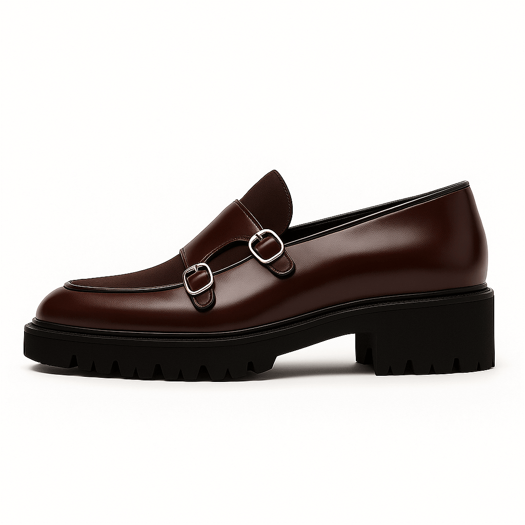 Herrars Monk Strap Loafers – Stilsäkra Dress Skor för Alla Tillfällen