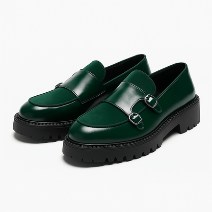 Herrars Monk Strap Loafers – Stilsäkra Dress Skor för Alla Tillfällen
