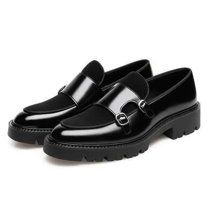 Herrars Monk Strap Loafers – Stilsäkra Dress Skor för Alla Tillfällen