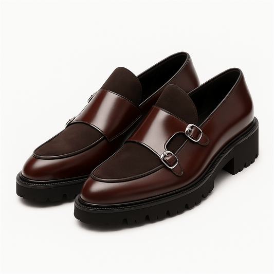 Herrars Monk Strap Loafers – Stilsäkra Dress Skor för Alla Tillfällen