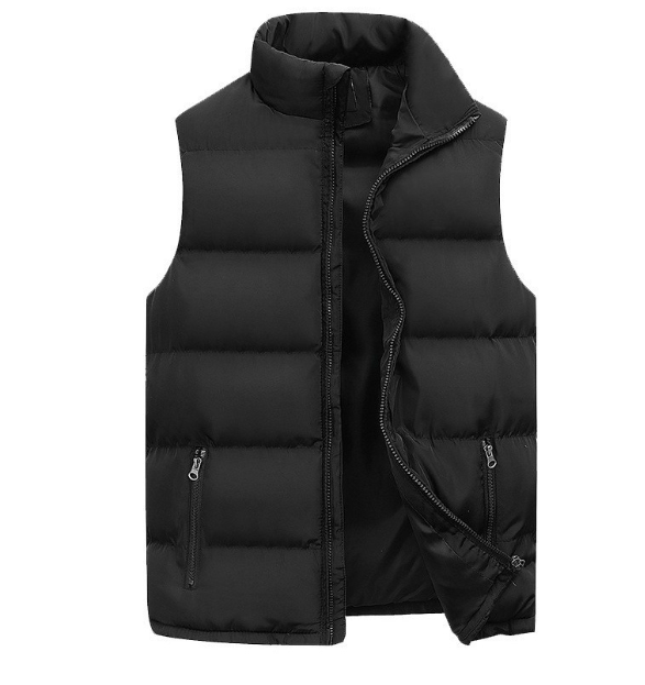 Herrarnas Isolerade Zip Gilet för Smart Casual Klädsel