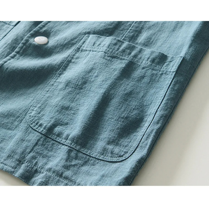 Herrarnas Linne Blazer för Smart-Casual Evenemang