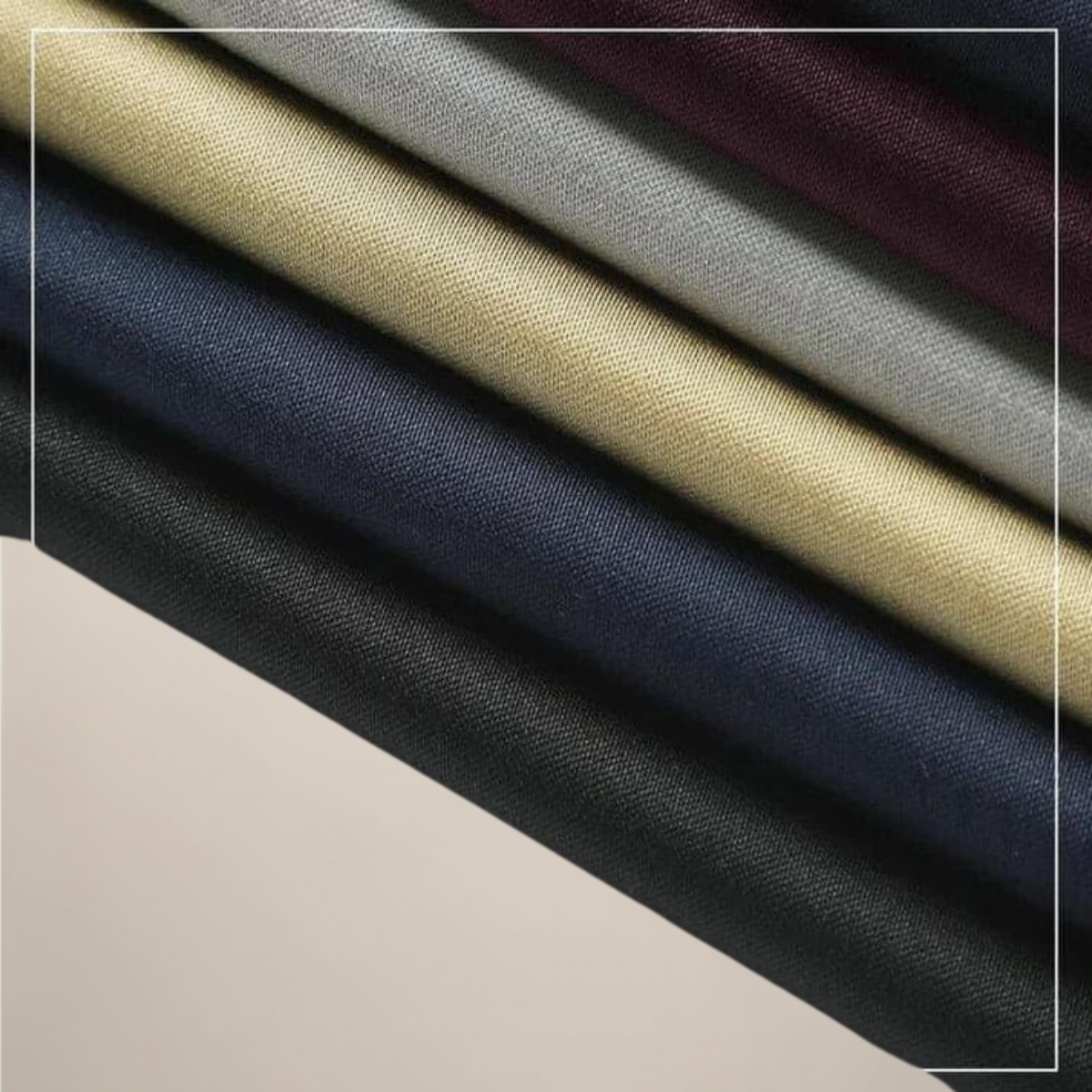 Herr Slim Fit Stretch Midja Klädesbyxor för Arbete