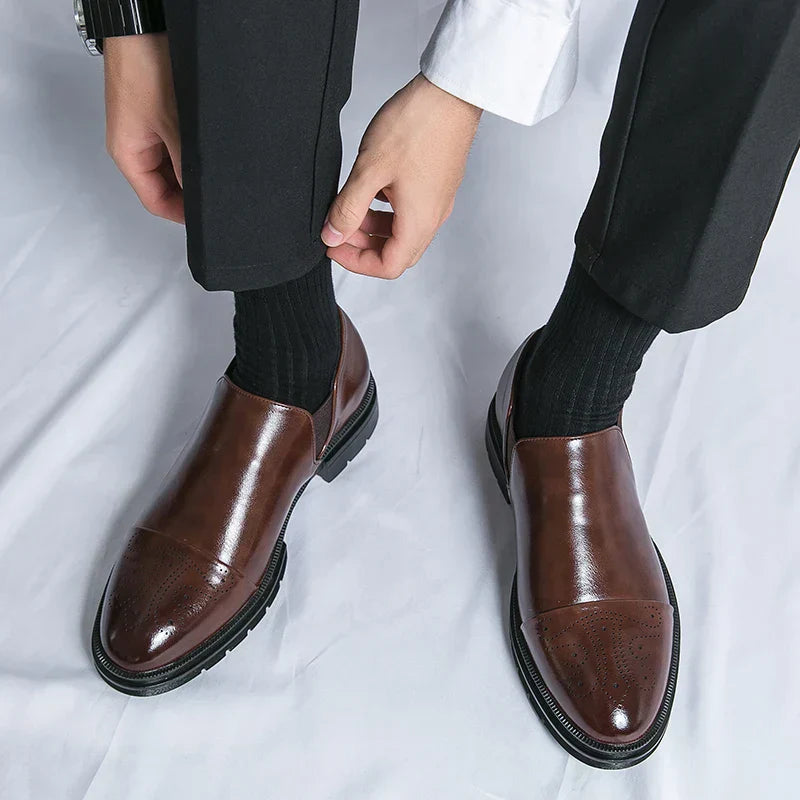 Herrens Slip-On Skor för Smart Casual Användning