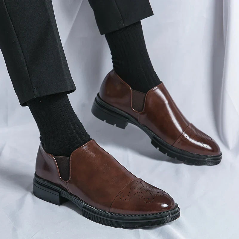 Herrens Slip-On Skor för Smart Casual Användning