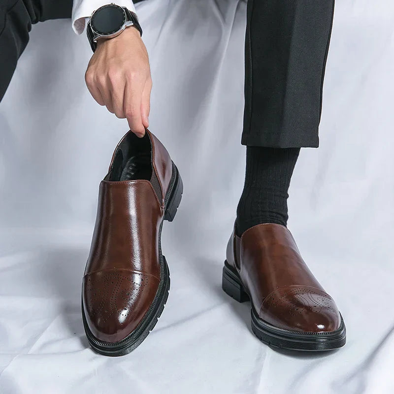 Herrens Slip-On Skor för Smart Casual Användning