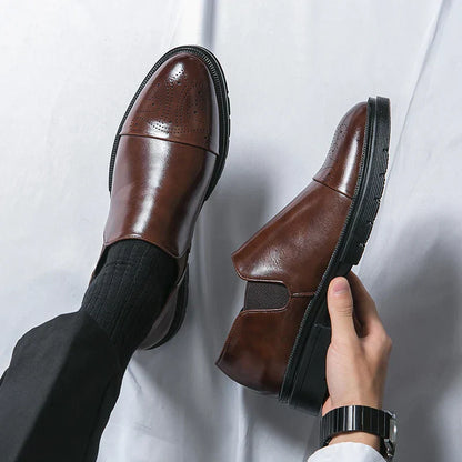 Herrens Slip-On Skor för Smart Casual Användning