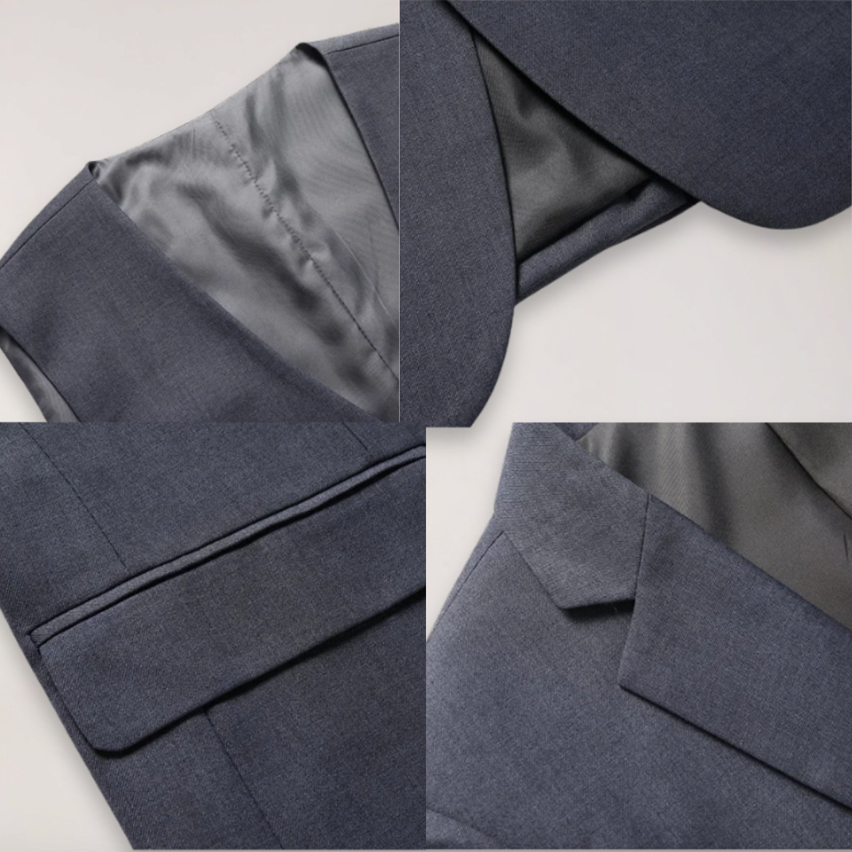 Herrars Tvådelade Formella Kostym – Blazer och Byxor