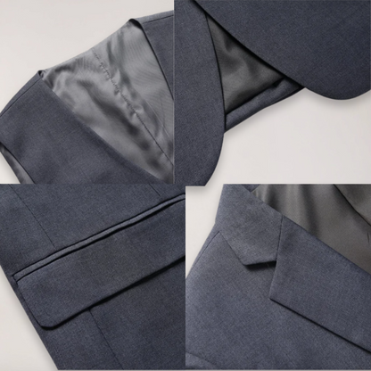 Herrars Tvådelade Formella Kostym – Blazer och Byxor