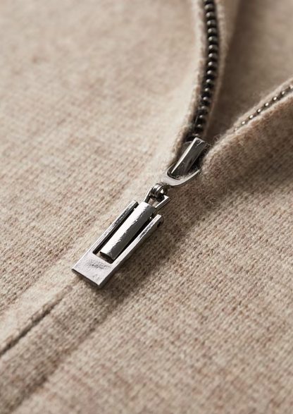 Herr Zip-Up Cardigan Tröja – Stilig Lager för Året Runt Användning