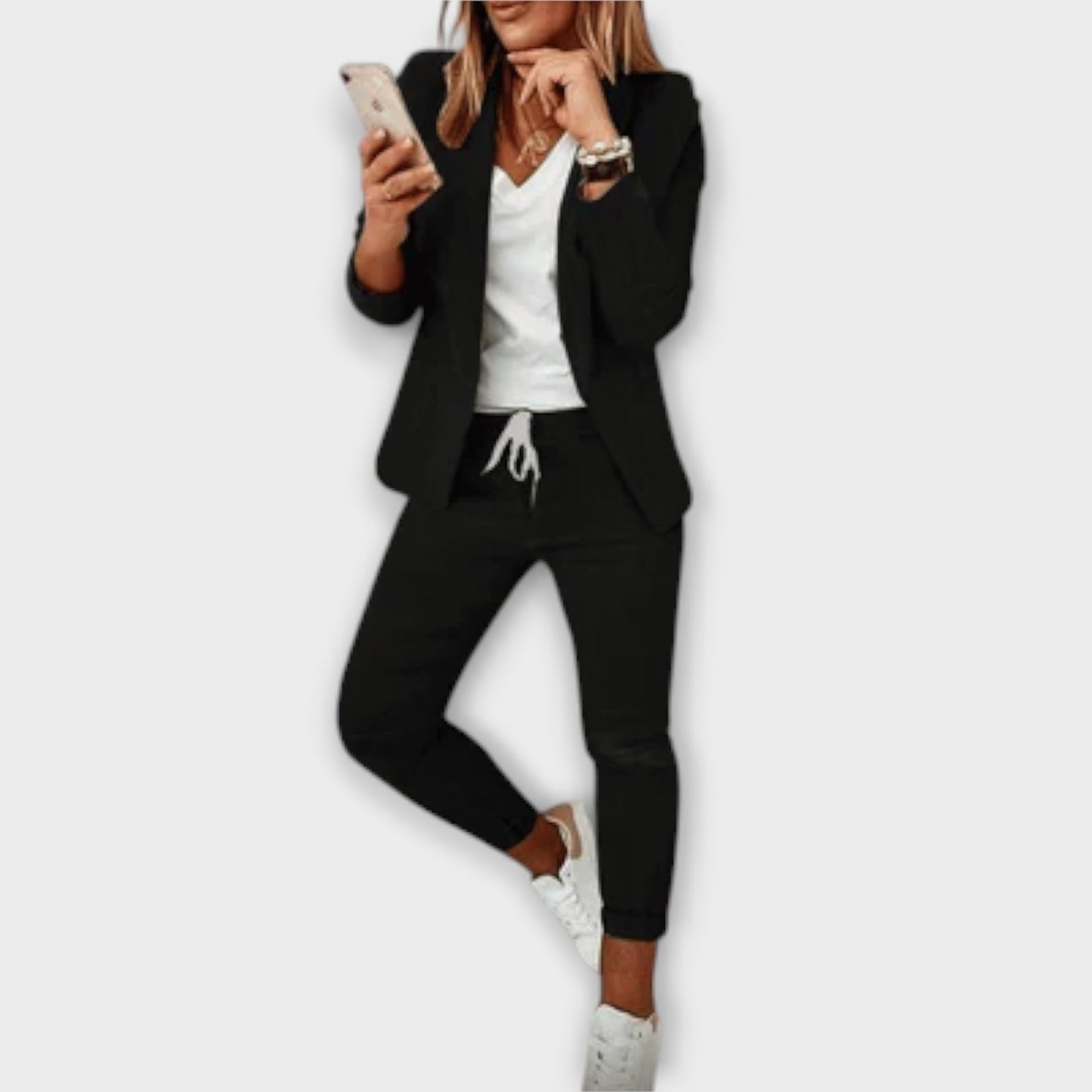 Lyselle | Chic Blazer Set för Alla Tillfällen