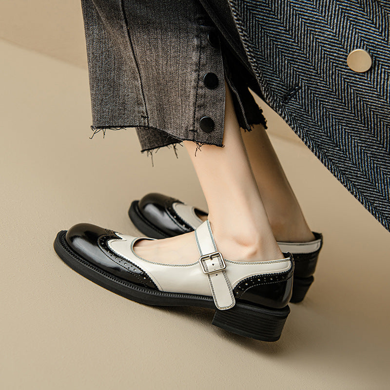 Sarah&Kate™ | Klassiska Mary Jane-lägenheter för vardagligt bruk