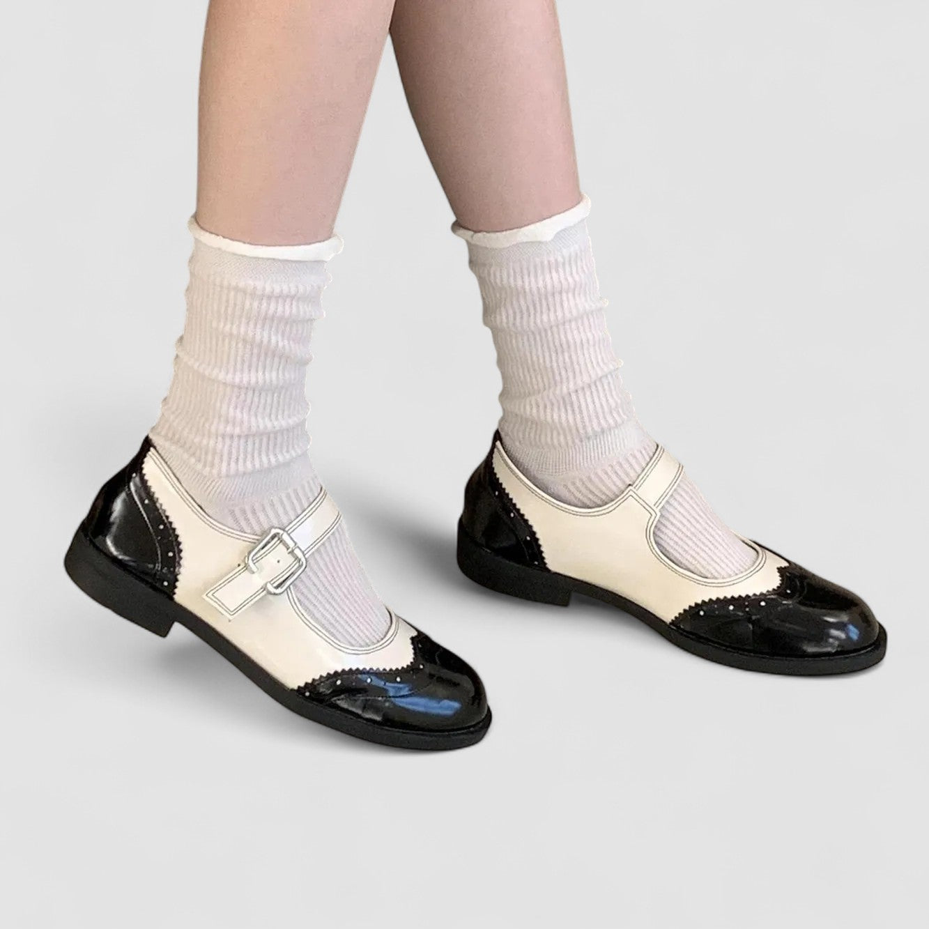 Sarah&Kate™ | Klassiska Mary Jane-lägenheter för vardagligt bruk