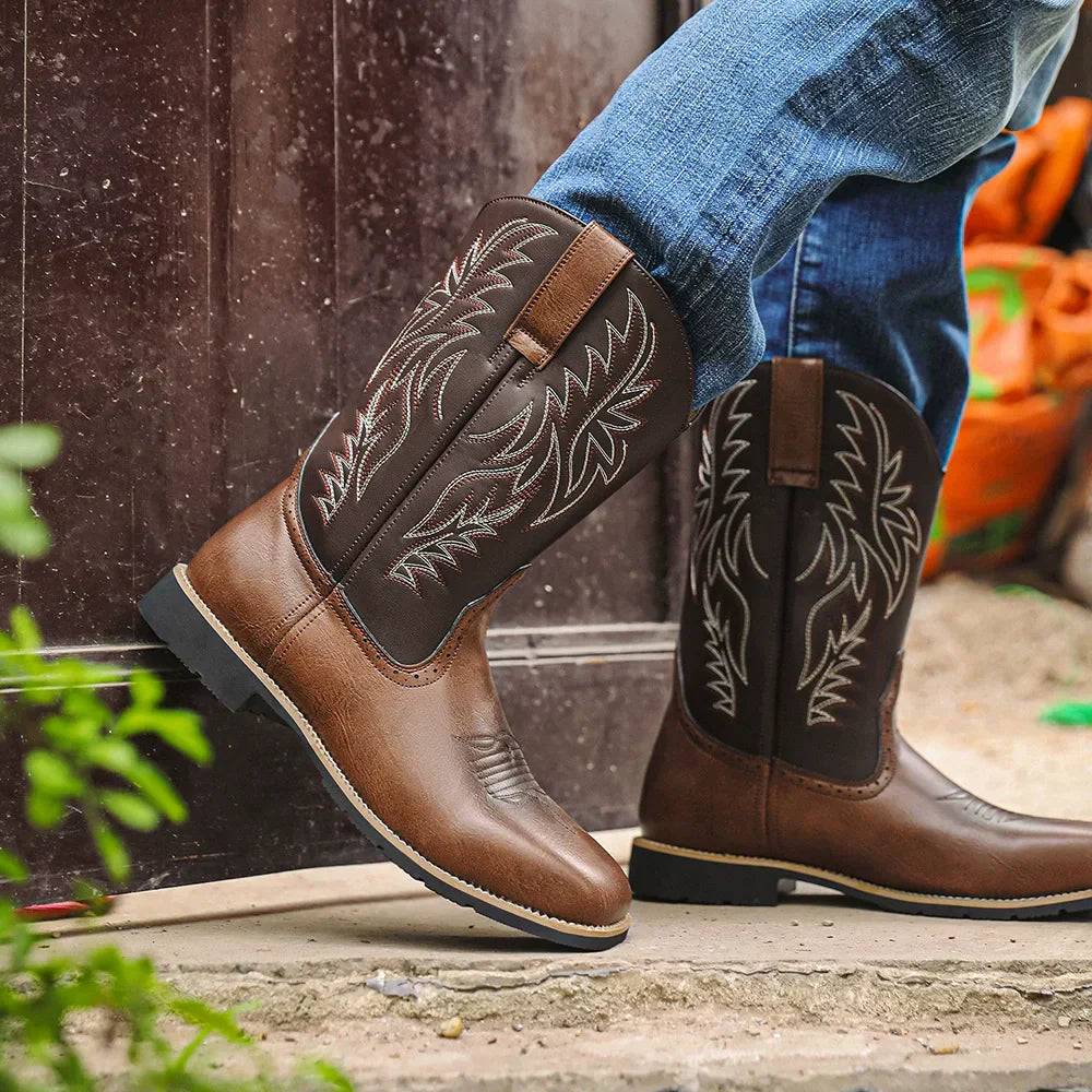 Martin | Westernstil Cowboy Boots för Män - Skapade för Äventyr