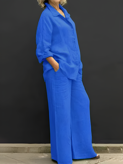 Siamara | Chic Tvådelad Kostym för Alla Tillfällen