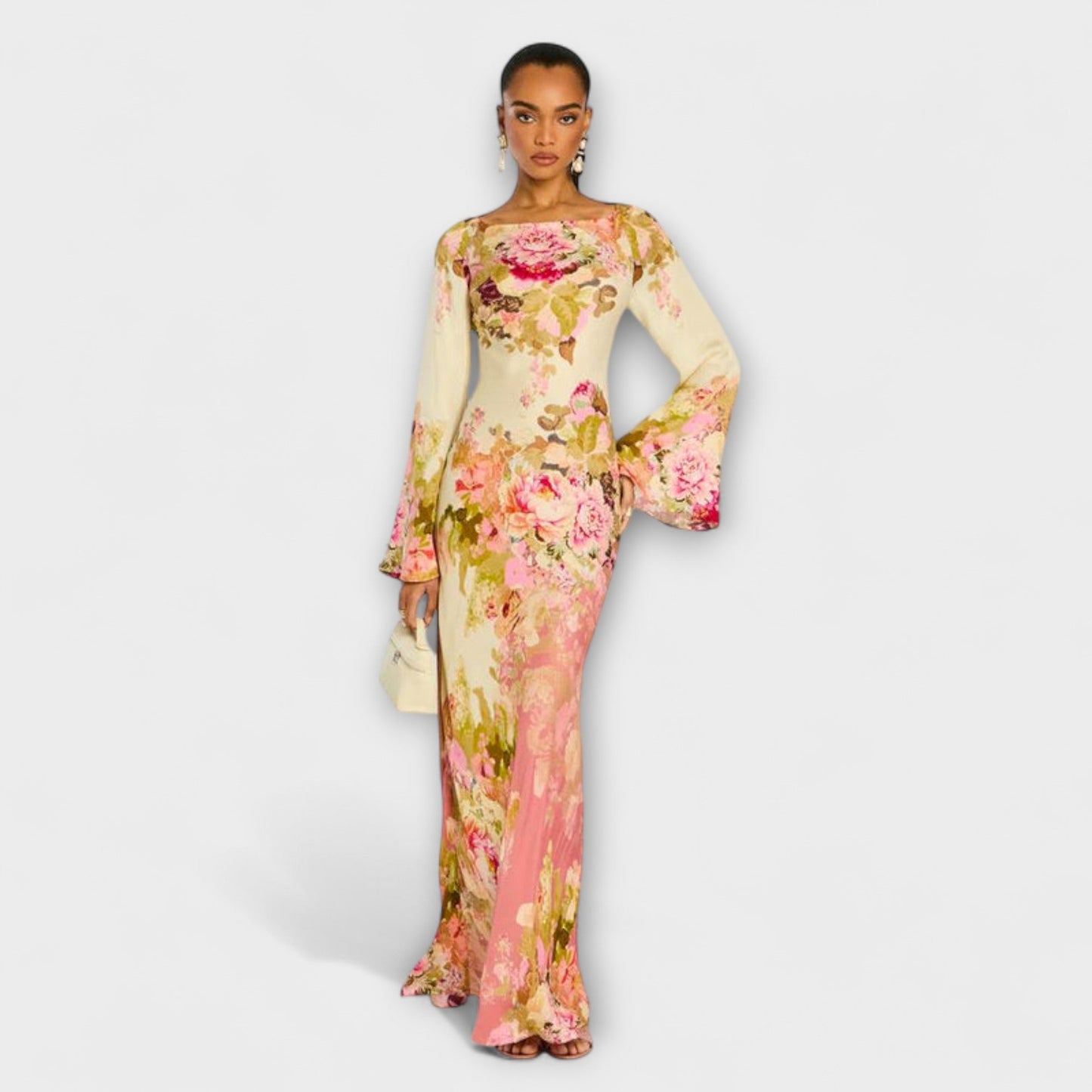 Kelly - Enkel Maxi Klänning för Utomhusfirande