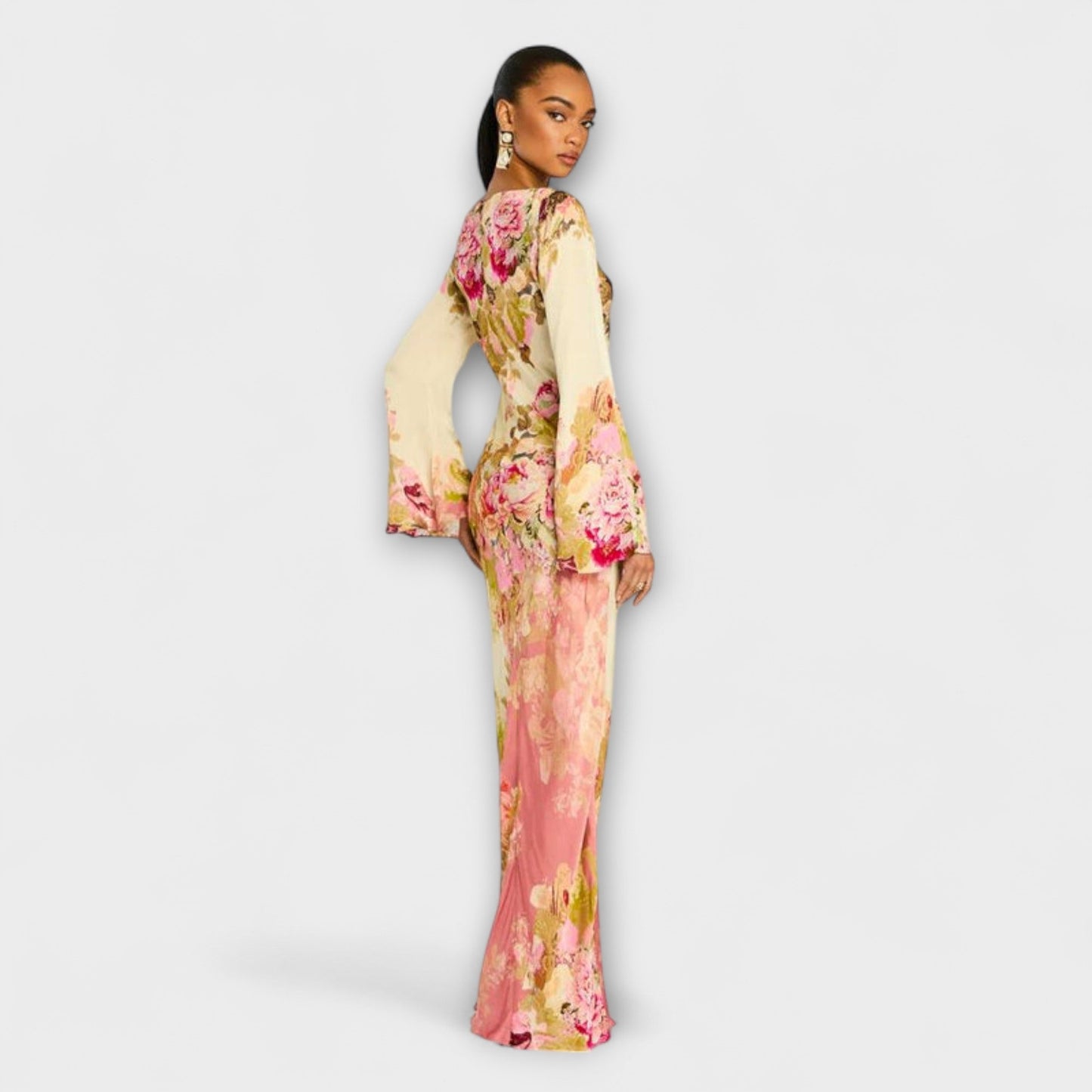 Kelly - Enkel Maxi Klänning för Utomhusfirande