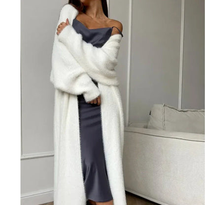 Chic Stickad Cardigan för Vardagsstil