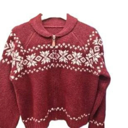 Faith - Mysig Stickad Kavaj för Alla Tillfällen