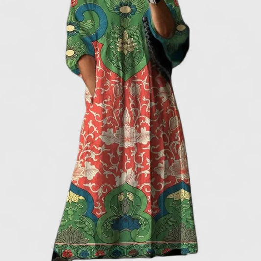 Kymberah | Chic Midi Klänning för Alla Tillfällen