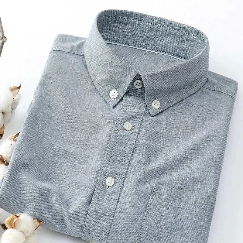 Chic Slim Fit Långärmad Skjorta för Stiliga Evenemang