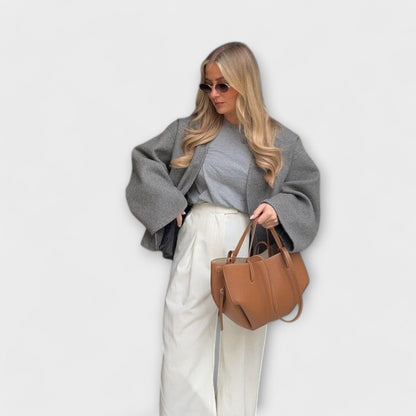 Olivia – Chic Vintage Canvas Tote för Dagligt Bruk