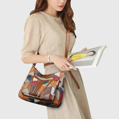 Konst-Inspirerad Handväska för Chic Tillfällen