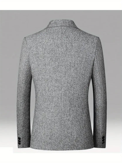 Vår Slim Fit Herr Blazer - Avslappnad Stil för Alla Tillfällen