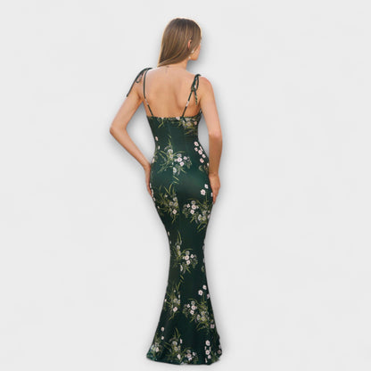 Thalia Blommig Klänning för Speciella Tillfällen