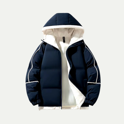 Unisex Huva Puffer Parka för Vinteräventyr