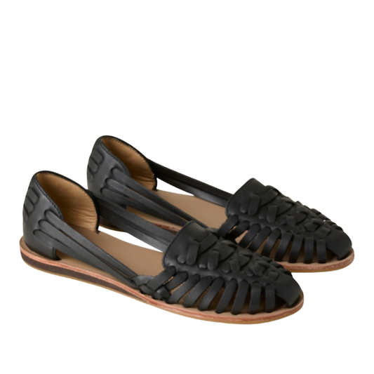 Chic Vävda Stängda Tå Slip-On Sandaler för Vardagsbruk