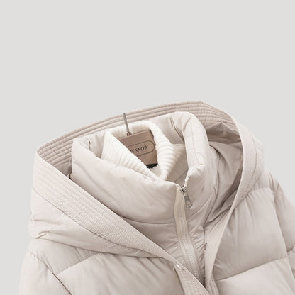 Stilig Huva Pufferjacka för Vinterbruk