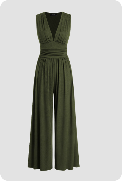 Chic Damernas ärmlös jumpsuit för alla tillfällen