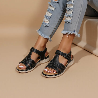 Vävd Rem Sandaler för Kvinnor för Sommarbruk