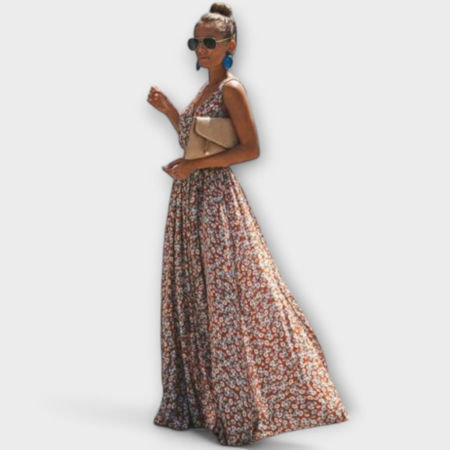 Bohemisk Maxi Klänning för Festivaler och Stranddagar