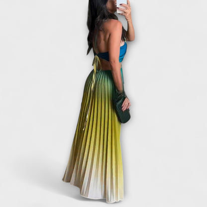 Chic Rygglös Tie-Dye Balldress