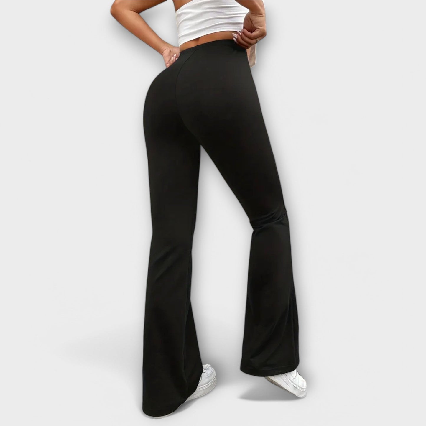 Serena Flared Leg Trousers för Enkel Stil
