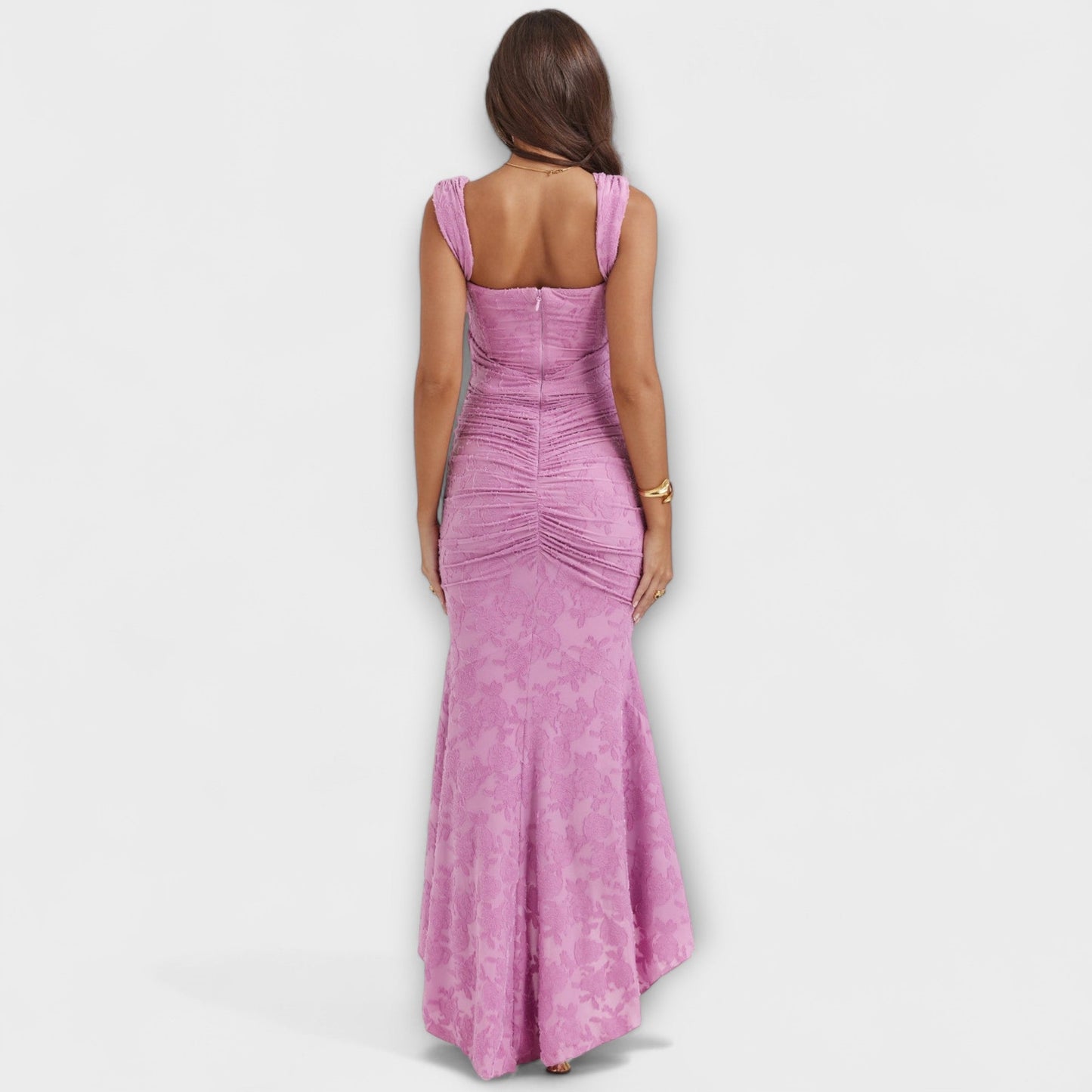 Renske - Chic Korsett Lång Klänning för Evenemang