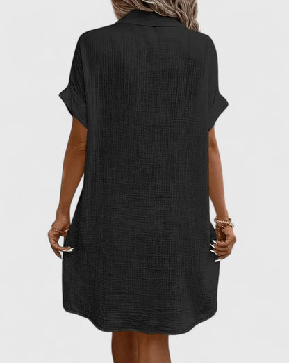 Gianelleza™ | Chic Midi Klänning för Alla Tillfällen