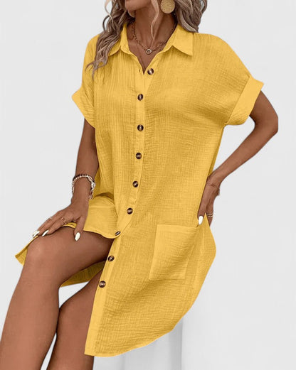 Gianelleza™ | Chic Midi Klänning för Alla Tillfällen