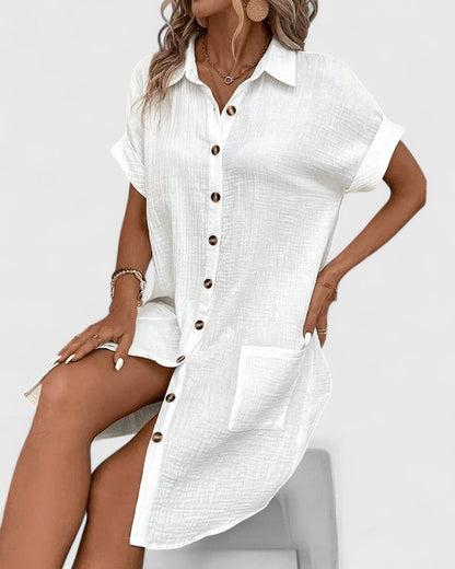 Gianelleza™ | Chic Midi Klänning för Alla Tillfällen