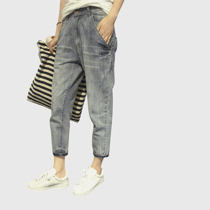 Charlotte - Chic Byxor i Bomullsblandning för Alla Tillfällen