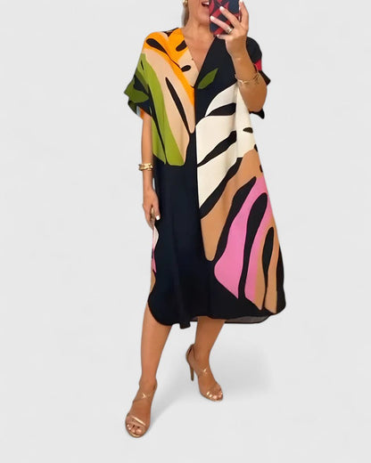 Cymarie | Chic Klänning i Tyg för Alla Tillfällen