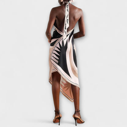 Chic Satinband Klänning för Evenemang