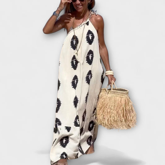 Isla Enaxlad Maxi Klänning för Soliga Tillfällen