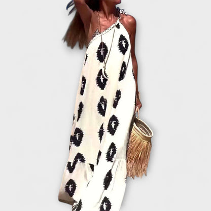 Isla Enaxlad Maxi Klänning för Soliga Tillfällen