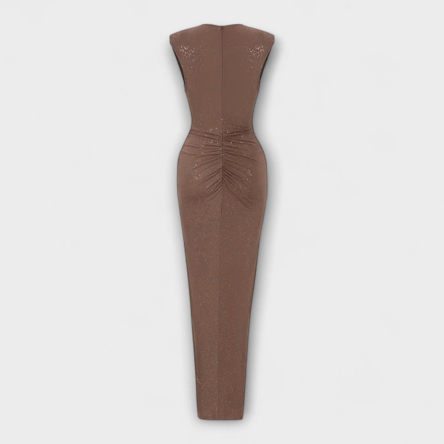 Thea - Maxiklänning med V-ringning för Chic Tillfällen